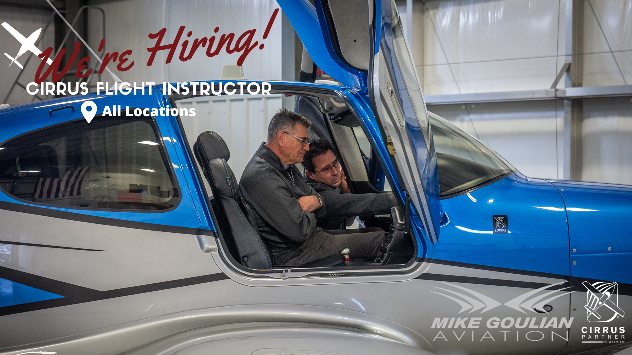 We're Hiring - Cirrus Flight Instructor
