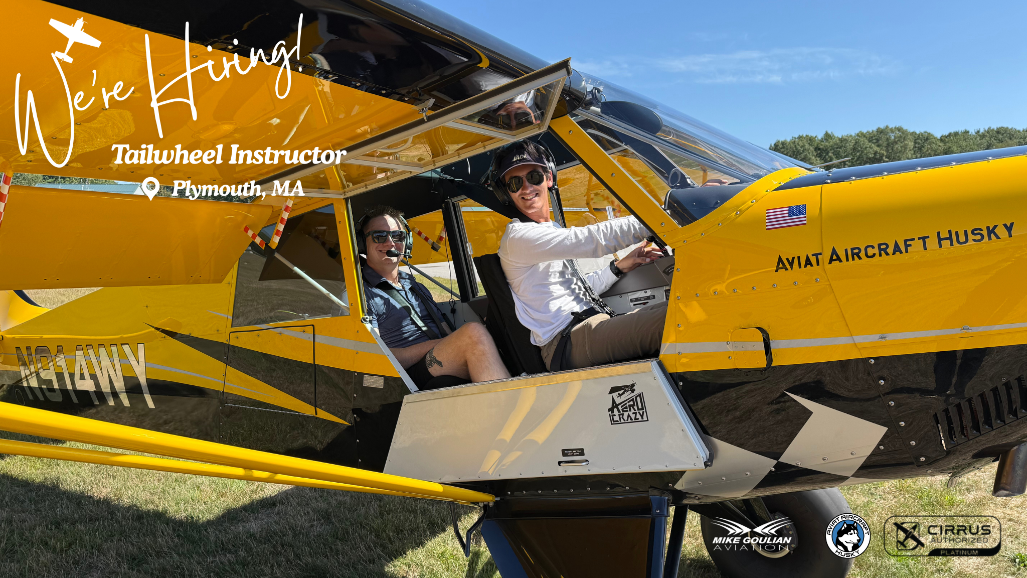 We're Hiring - Tailwheel Instructor