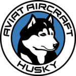 AviatAircaftHuskyTailLogoNewFontBlueVector.png